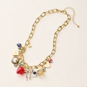 Kate Spade x Target - Gold Chunky Charm Necklace - NWT - Limited Edition